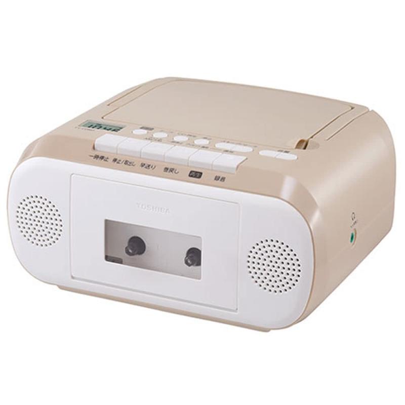 東芝(TOSHIBA) TY-CDM1-C(ベージュ) CDラジオカセットレコーダー 広広としたFM相応う