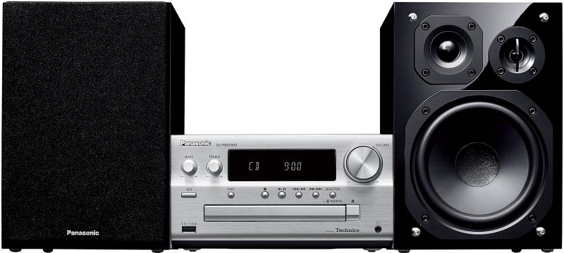 パナソニック CDステレオ取り合わせ Bluetooth相応う ハイレゾ音源相応う Tuned by Technics しろがね色 SC-PMX900-S