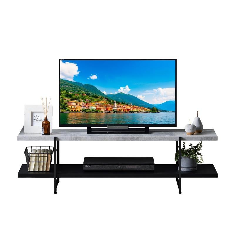 岩附 本棚 ネストテーブル テレビ台 幅120cm ／ 幅150cm 石目調 ストーン調 スチール 新生活 おしゃれ
