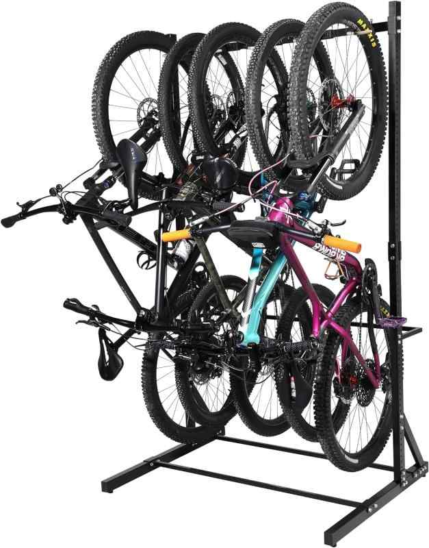 Yes4All 自立型自転車ラック 300ポンド 5段階 頑丈なスチール製 縦型自転車ラック|LAPPISTORES