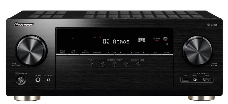 PIONEER VSX-LX305 黒いこと 7.2.2ch/5.2.4ch AV受信システム
