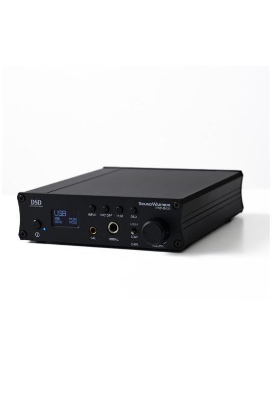 SOUND WARRIOR 日本製 高役立つこと USB D/A変換器 ハイレゾ DSD 音源 相応う USB/同軸/光 → アナログ 取り替えっこ オーディオ 取り替えっこ器