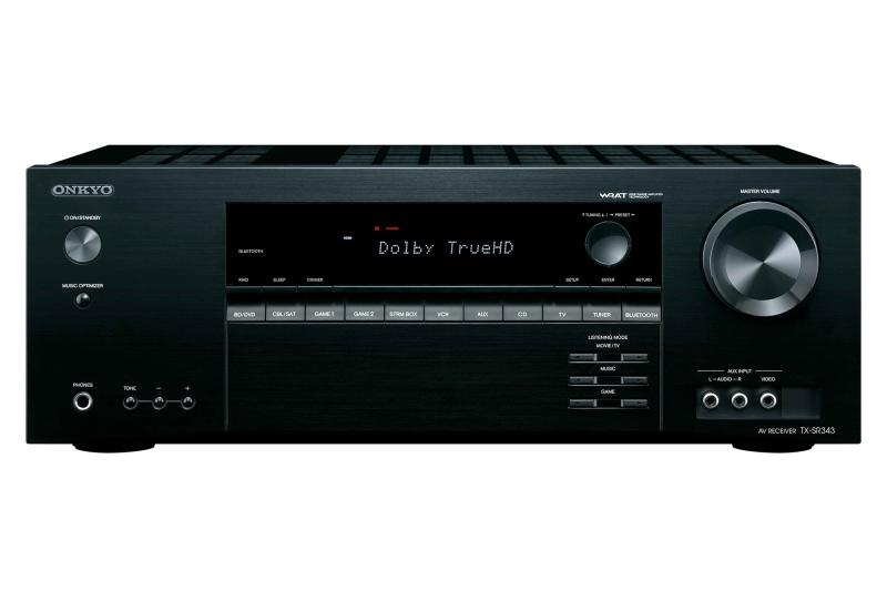 ONKYO TX-SR343 AV受信システム 5.1ch/Bluetooth相応う 黒いこと TX-SR343(B)