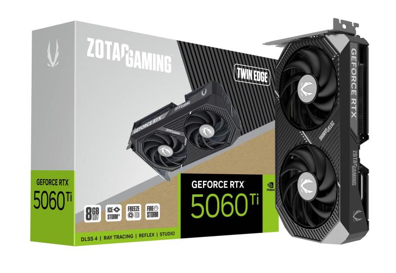 ZOTAC GAMING GeForce RTX 5060 Ti 8GB Twin Edge グラフィクスゲーム盤 ZT-B50610E-10M VD9184