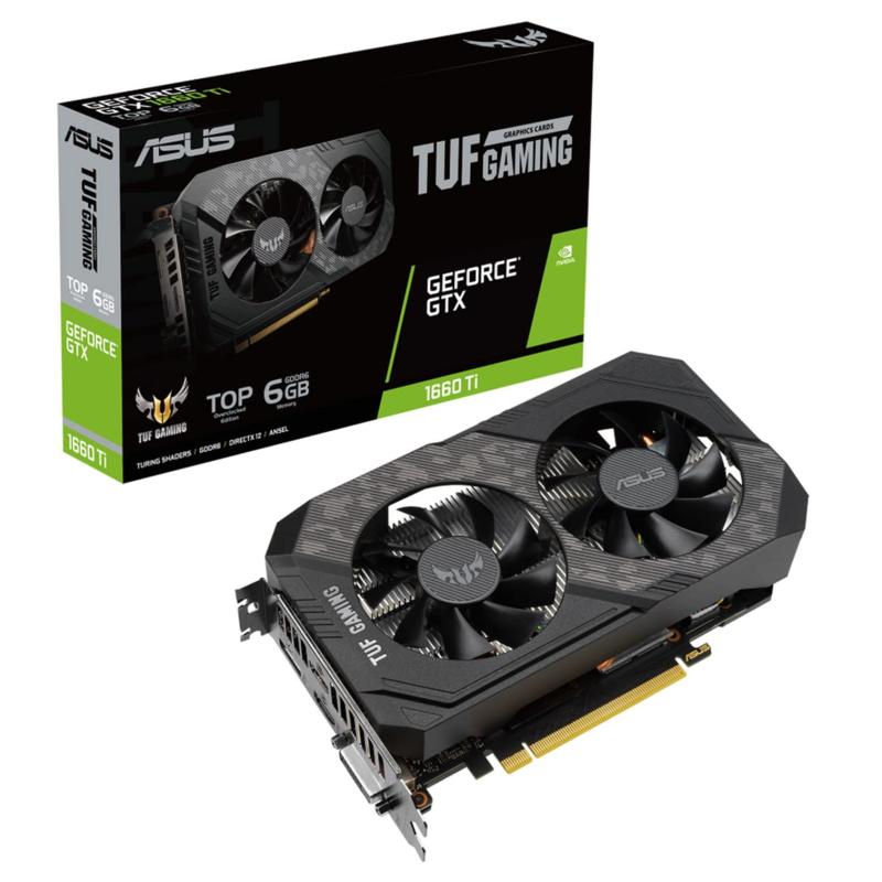 ASUS TUF Gaming GeForce・・ GTX 1660 Ti EVO 積み上げる映像媒体歌留多 TOP Edition 6GB GDDR6 TUF-GTX1660TI-T6G-EVO-GAMING
