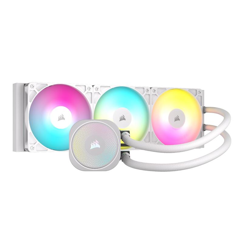 CORSAIR NAUTILUS -ノーチラス- 360冷却器 RS ARGB入れもの気違い付き添い人 水冷式中央処理装置冷房装置 白いこと CW-9060095-WW