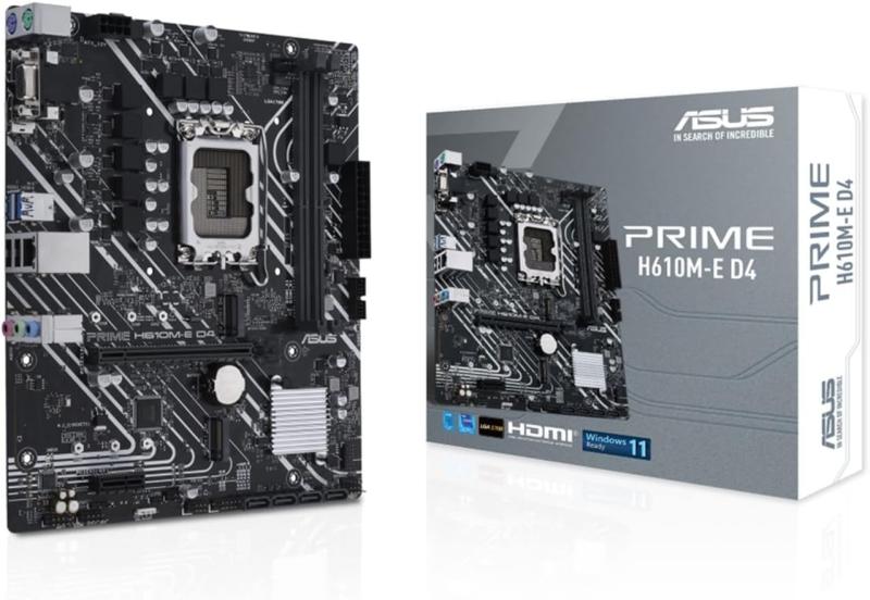 H610M-E D4 intel 第14・13・12時人 中央処理装置相応う LGA1700 H610 積み上げる DDR4 mATX お母さんゲーム盤 [並行輸入品]