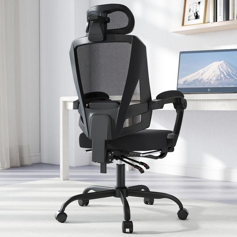 オフィスチェア デスクチェア メッシュ 可動式ランバー 3Dヘッドレスト ゲーミングチェア pcチェア 事務椅子 デスク おしゃれ テレワーク