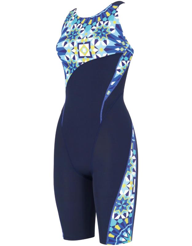 Wacoal Swim Wear （ワコール スイムウェア) 水泳着 オールインワン 4分丈 体型取りまかなう部位【土手っ腹】 相応うネス Q大いさまで相応う 馬鹿でかい大いさ SFR410 PU 13L