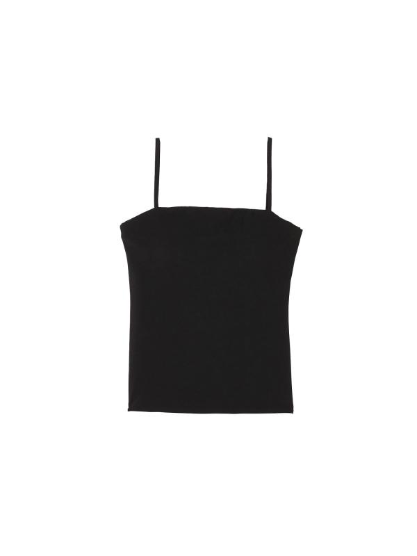 [素早さ] 海水着 Straight Top 引っ切りないとっ始め レディース 黒いこと L