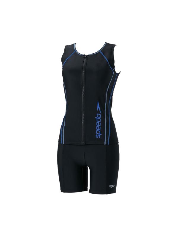 [素早さ] フィジカルフィットネス海水着 Women\u0027s Separates V ウイメンズセパレーツ5 レディース 黒いこと/アズーロ XO