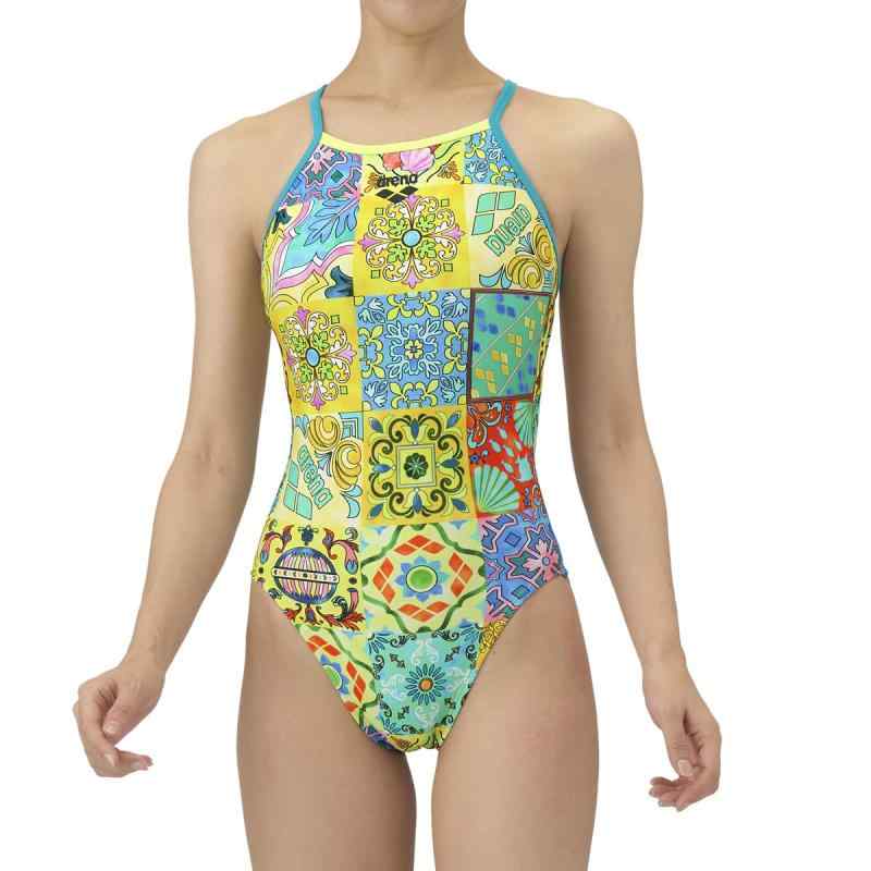 [競技場] 競泳水泳着 形づくる用 レディース 【TOUGHSUIT】 S大いさ 水浴び 水泳ぎ 読み合わせる用 形づくる向け 衣裳印字機 AS5FWM20L
