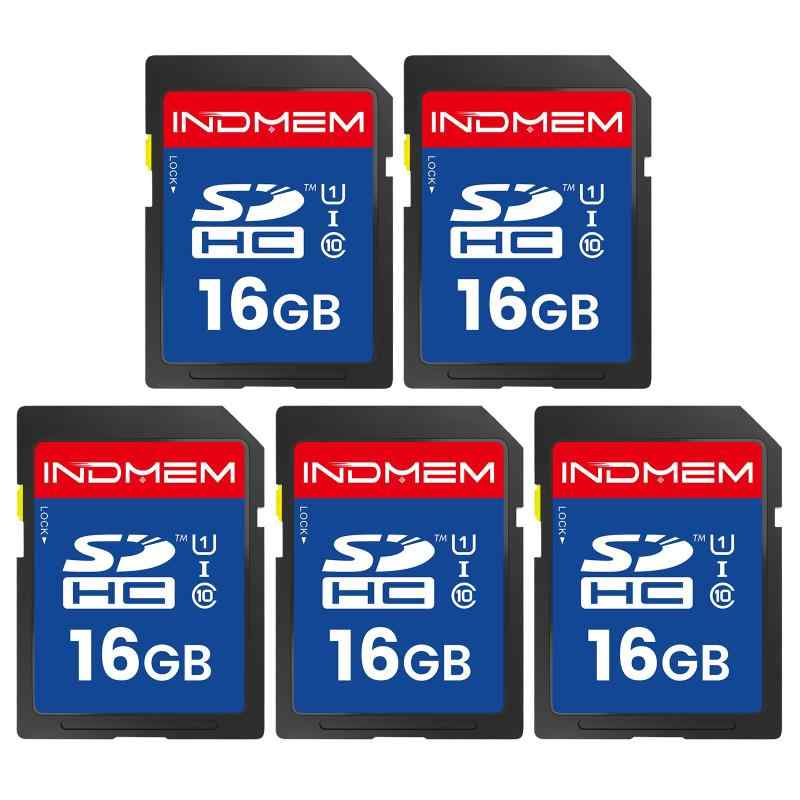 SD歌留多 16GB SDHC 記憶装置歌留多 UHS-I U1 Class10 弾丸道路 Full 固定ディスク 映像媒体 映画化 5枚 その他-家電