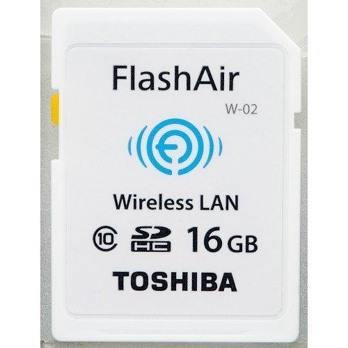 東芝 SDHC記憶装置歌留多(FlashAir) 16GB SD-室内用便器016G