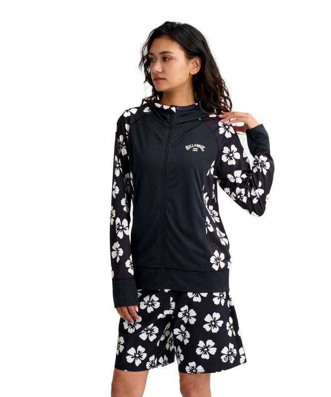 【混雑時かばい立て】DES TROPIQUES ZIP UP HOODED RASHGUARD L大きさ