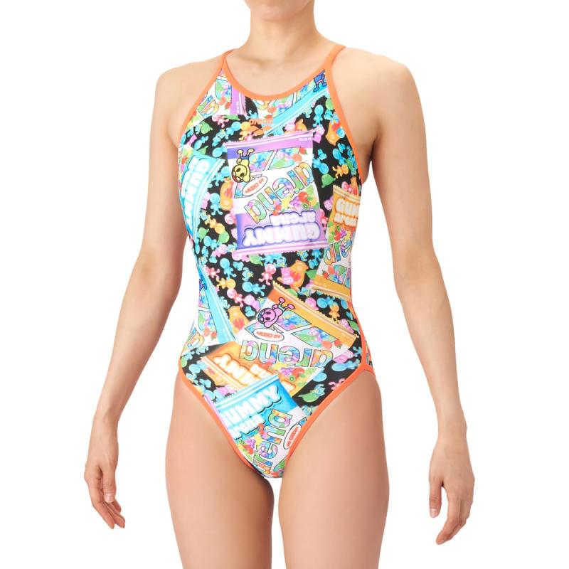 arena(競技場) 競泳水泳着 形づくる用 レディース 【TOUGHSUIT】 M大きさ 水浴び 水泳ぎ 耐久性 読み合わせる用 形づくる向け 衣装 AS6SWMP3L