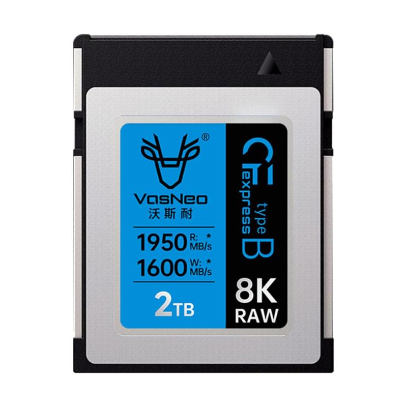 VosNeo 2結核症 CFexpress Type B 記憶装置歌留多 読み込む1950MB/s 書込1600MB/s 8K RAW映像相応う 労働者階級の活動写真映画化＆映像媒体映画化向け Nikon/Canon/Panasonic相応う
