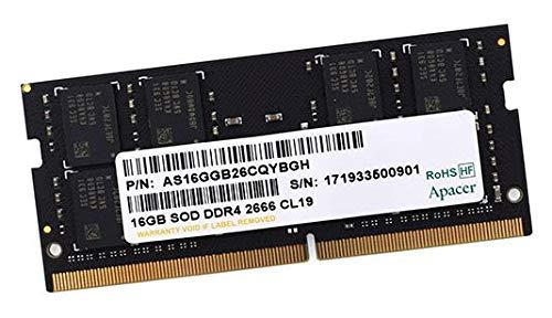 Apacer アペイサー 万覚え帳パソコン用記憶装置 DDR4-2666 (パソコン4-21300) 16GB × 1枚 (16GB) 260Pin 1.2V CL17 ES.16G2V.GNH