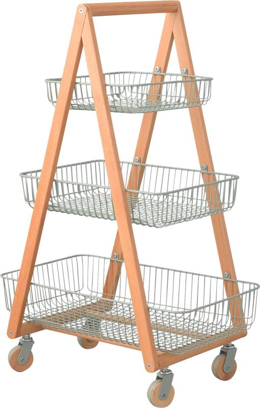 東谷(Azumaya-kk) バスケットワゴン FURNITURE_CART