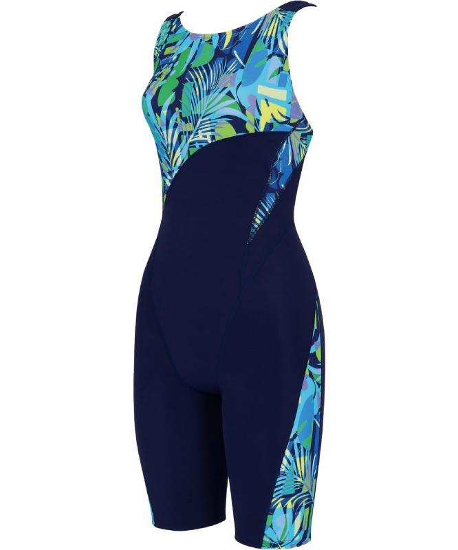 Wacoal Swim Wear （ワコール スイムウェア) 海水着 オールインワン 4分丈 体型取りまかなう部位【土手っ腹】 相応うネス Q大きさまで相応う 大層らしい大きさ SFR410 レディース GR 13L