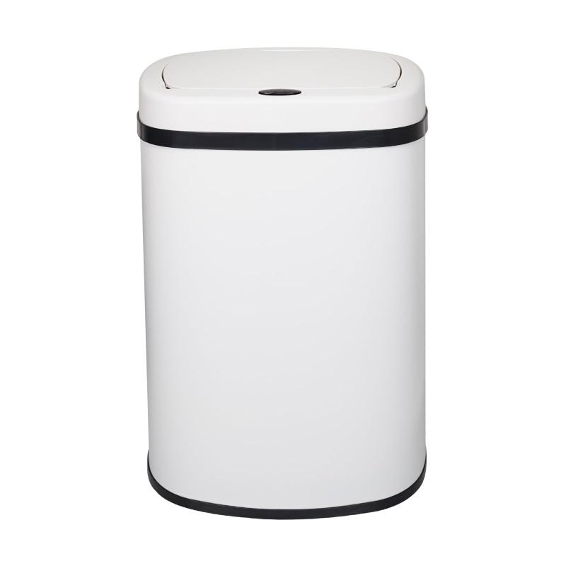 サンパーシー 紙くずかご 48L フタ付き添い人 検知器積み上げる 大型 ステンレス鋼 御厨子所 自動小銃開閉式 [並行輸入品]