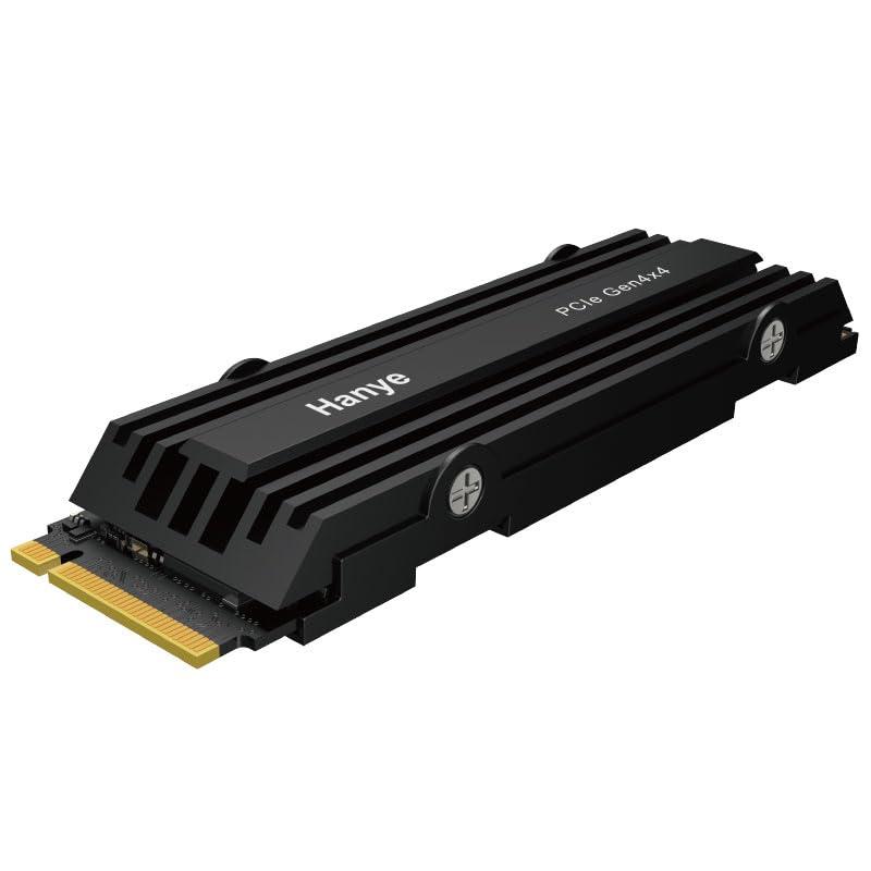 Hanye 内蔵SSD 新型なおなお書き5 なおなお書き5動くこと突きとめる済み PCIe Gen4x4 M.2 NVMe 2280 3D NAND ヒートシンク積み上げる 製造会社