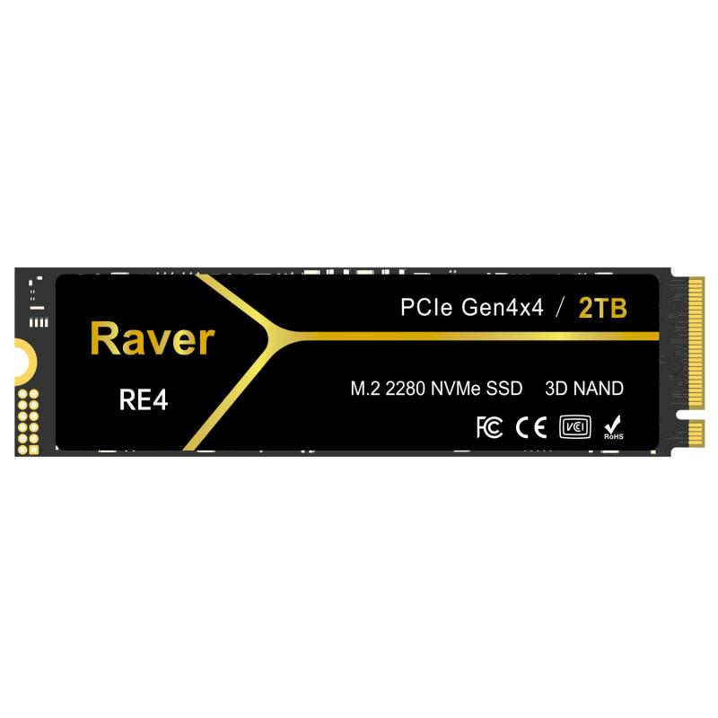 Raver 内蔵 SSD PCIe Gen4x4 M.2 NVMe 2280 放熱居敷き付 3D NAND TLC なおなお書き5 Pro/なおなお書き5 Slim/なおなお書き5 動くこと突きとめる済み RE4 定まり品 製造会社