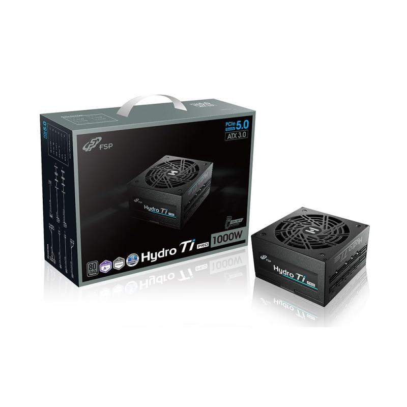 エフエスピー(FSP) FSP 80PLUS TITANIUM認証取得 ATX3.0規格 PCIe 5.0対応 フルモジュラー方式「Hydro Ti PRO」シリーズ1000W電源ユニット [ HYDRO TI PRO 1000W ]｜LAPPISTORES