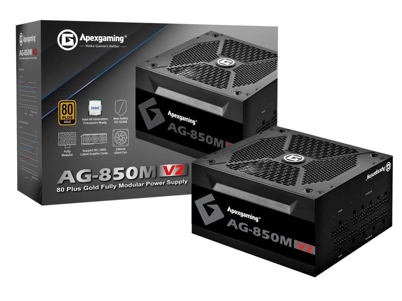 Apexgaming AG-V2つづき物 80 PLUS GOLD公証 PSU PSE有線テレビ同梱 10年 フルプラグインATXワット数
