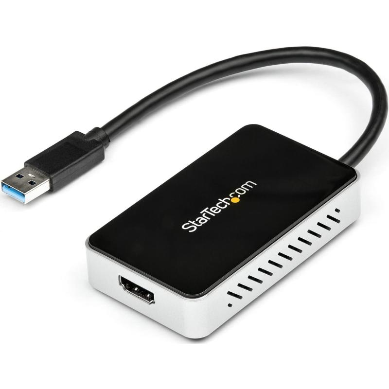 StarTech.com USB 3.0 - HDMI取り替えっこアダプター(USB界面 x1付き添い人) 外後ばらい見せびらかす増設アダプター 1920x1200/ 1080p USB32HDEH