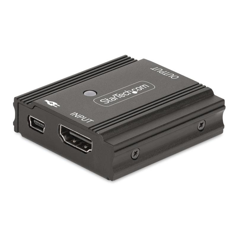 StarTech.com HDMI 2.1リピーター／8K60サイクル 4K144サイクル 10m／4K60サイクル 25m／1080p 45m／HDR10／USB給電／HDMI交通信号アンプリファイアー 取りひろげる 中継ぎ アダプタ 33FT-8K-HDMI-BOOSTER