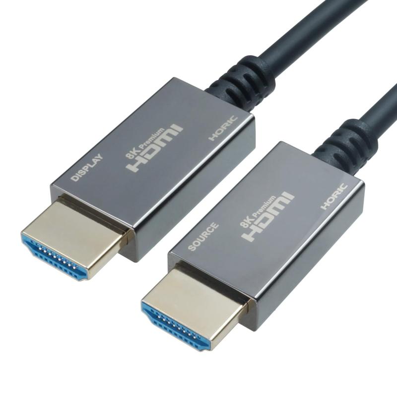 ホーリック グラスファイバー 8KPremium ウルトラハイスピードHDMI有線テレビ 8K/60p 4K/120p 48Gbps HDMI 2.1 HDR 黒いこと