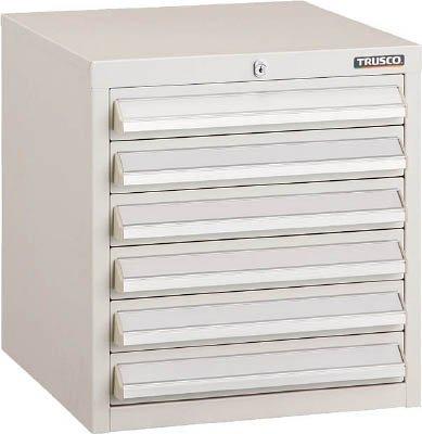 ＴＲＵＳＣＯ ＬＶＲ型キャビネット ３９２Ｘ４１２ＸＨ４２０ 引出６段 Ｗ LVR-421W｜LAPPISTORES
