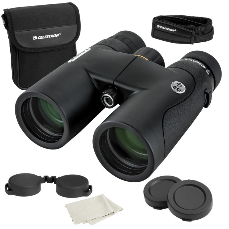 Celestron セレストロン 小型望遠鏡 Nature DX ED (人となり ディーエックス ED) 色収差（色のにじみ）を抑える ED水晶体やとい入れる 雨合羽 N屁っ放り詰め直す 黒いこと