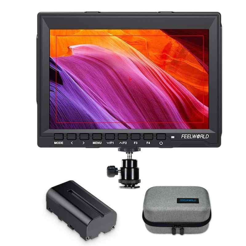 FEELWORLD FW759 7インチ DSLR カメラ フィールド モニター F550 2200mAh 電池および袋 HD ビデオ アシスト スリム IPS 1280x800 4K HDMI 1080p【一 日本語設定】｜LAPPISTORES