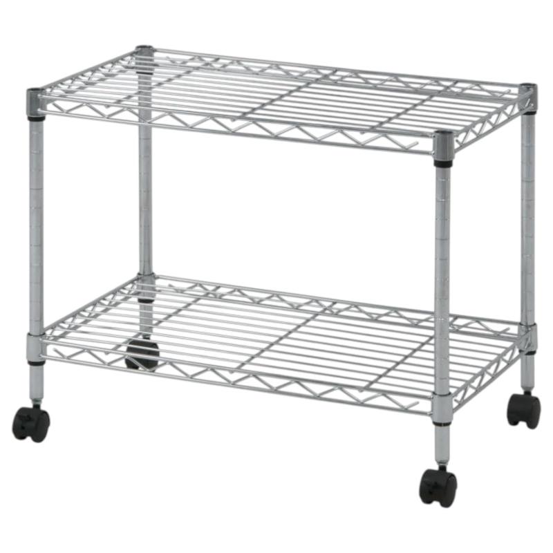 J-kitchens (1入) テレビ台 テレビボード ローボード 2段 メタル シルバー 新生活 一人暮らし シンプル モダン｜LAPPISTORES