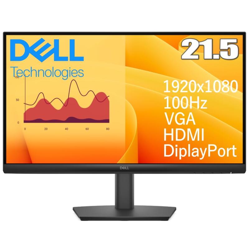 Dell 液晶見せびらかす E2225HM 21.5型/1920×1080/HDMI、DisplayPort、VGA/黒いこと/金棒引き：なし