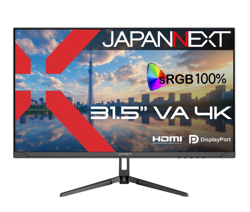 【EC敷き地】 31.5in VAダイアログボックス積み上げる 4K(3840x2160)解像力 液晶管する JN-V315U2 HDMI DP sRGB:100% PIP/PBP