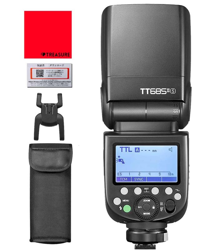 [置き目品 技適目じるし 日本語言いあらわす検面調書] Godox ゴドックス TT685IIS GN60 TTL HSS 1/8000s TCM 閃光電球 す早さ点火装置 [差し交わす 仕掛ける品] (TT685II-S)