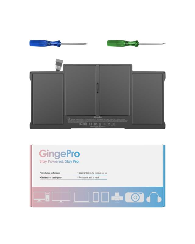 GingePro 取り替えっこ乾電池 Laptop Air A1369 (2010・2011) / A1466 (2012・2013・2014・2015・2017) 13in A1377/A1405/A1496 乾電池