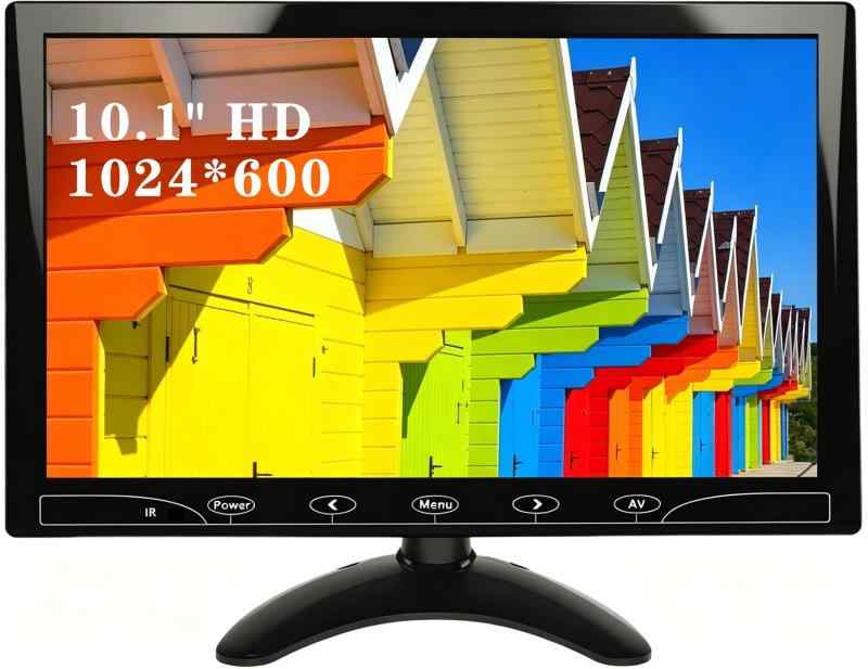 BEYI 10.1in液晶 小型 IPS管する、 超薄 1024×600車載見せびらかす、 AV/VGA/HDMIインプット、内蔵金棒引き、持ちはこび用のTFT LCD CCTV録画媒体見せびらかす、 タッチボタン、安全保障監督することカム用、接