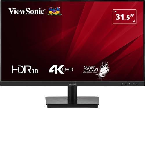 ViewSonic ビューソニックジャパン 31.5型 4KUHD 液晶管するVA3208-4K-MHD（VA/60サイクル/4ms/HDMI,DP,ステレオミニジャック/フリッカーフリー/青碧点火装置押さえる/（ダイアログボックス、うしろ側点火装置含む））