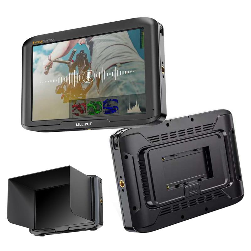 LILIPUT V7 7in DSLRカメラフィールドモニター 室外用日がさ付き添い人 FHD 1920X1200明快さヒストグラム 助けること興味の中心4K HDMI2.0最終生産物/インプット 音吐取りまわし役立つこと