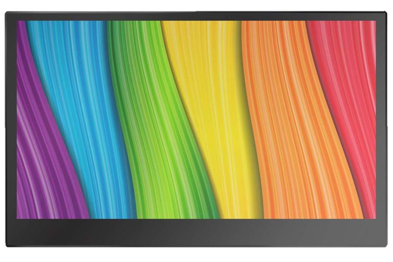 KEIAN 恵安 13.3型 ADSパネル 量子ドット技術採用 モバイルモニター カバースタンド&amp;レザーケース付属, ブラック｜LAPPISTORES