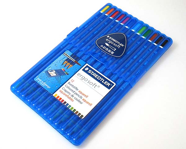 楽天市場 エルゴソフト アクェレル 水彩色鉛筆 12色 ステッドラー Staedtler ドイツ ラピス