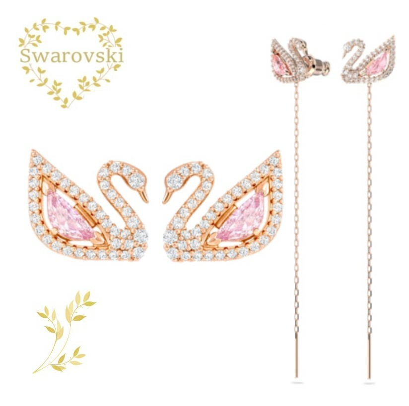 【美品】スワロフスキー Dazzling Swanピアス ピンクゴールド 完備品 楽天市場】SWAROVSKI ピアス 5469990 スワロフスキー Dazzling Swan