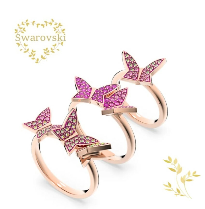Swarovski エレガントな多層リング ❤️ org.jpg