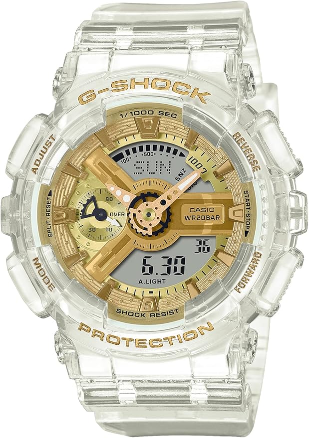 カシオ 腕時計 メンズ レディース G-SHOCK ゴールド ホワイト GMA-S110SG-7A CASIO 並行輸入品｜ラプラージュ　店 12,692円