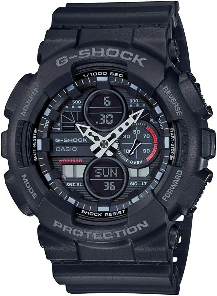 CASIO 腕時計　GA-140-1A1 G-SHOCK 　メンズ 海外モデル　 ブラック　GA-140シリーズ 　アナデジ　並行輸入品　 　クオーツ 　スポーティ　ビジネス　防水　記念日　プレゼント
