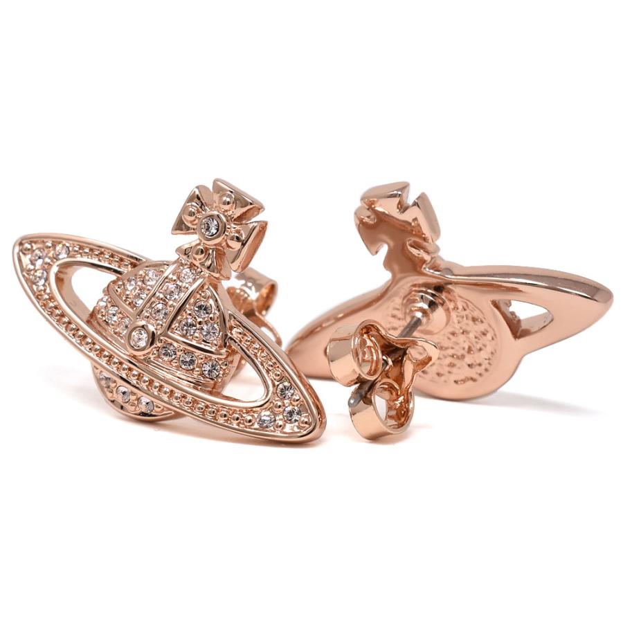 ヴィヴィアンウエストウッド ピアス レディース MINI BAS RELIEF EARRINGS ピンクゴールド 62020033-02G120 VivienneWestwood|ラプラージュ 店